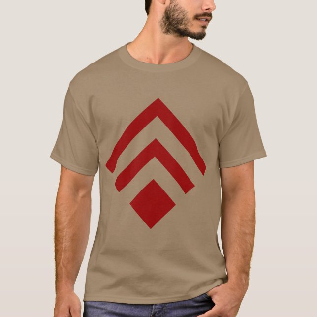 Camiseta Seta Geométrica 02 - Ruby Red (Frente)