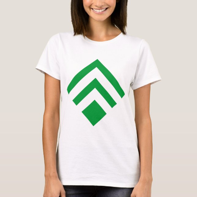 Camiseta Seta Geométrica 02 - Verde-Grama (Frente)