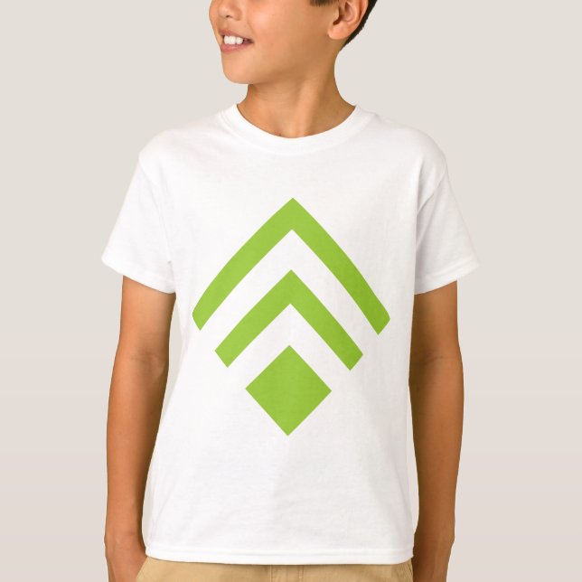 Camiseta Seta Geométrica 02 - Verde Marciano (Frente)