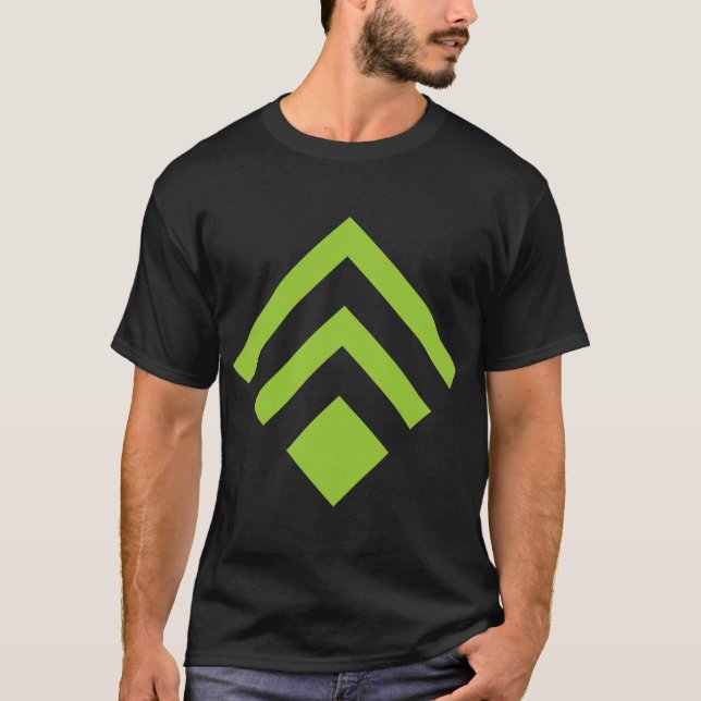 Camiseta Seta Geométrica 02 - Verde Marciano (Frente)