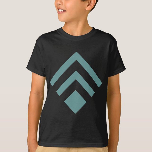 Camiseta Seta Geométrica 02 - Verde Oceânico (Frente)