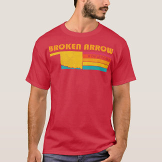 Camiseta Seta Quebrada Oklahoma Vintage Afetou Souvenir
