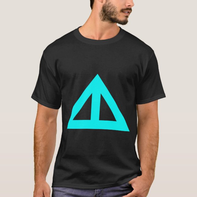 Camiseta Seta Triangular Dividida (Frente)