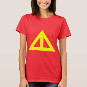 Camiseta Seta Triangular Dividida