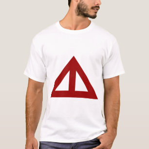 Camiseta Seta Triangular Dividida