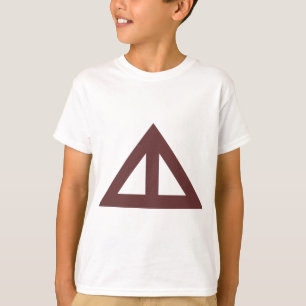 Camiseta Seta triangular dividida