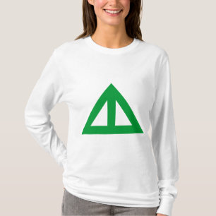 Camiseta Seta Triangular Dividida