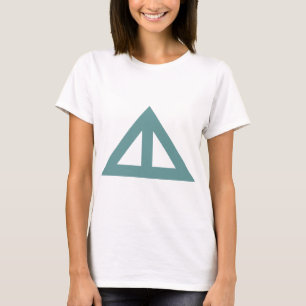 Camiseta Seta Triangular Dividida