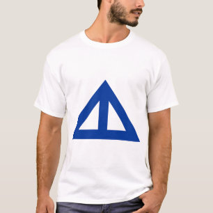 Camiseta Seta Triangular Dividida