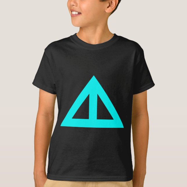 Camiseta Seta Triangular Dividida (Frente)