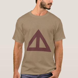 Camiseta Seta Triangular Dividida