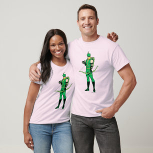 Camiseta Seta Verde em Pé com Arco