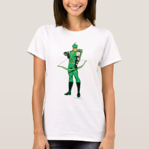 Camiseta Seta Verde em Pé com Arco