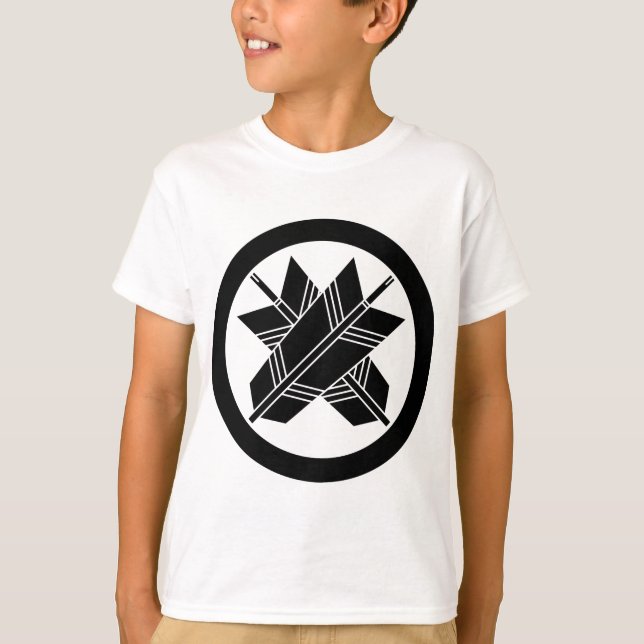 Camiseta Setas cruzadas em círculo (Frente)