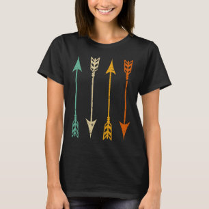 Camiseta Setas De Arranjo Vintage Para O Retro De Caça A Ar