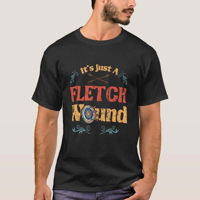 Camiseta Setas De Caça E Alvos De Arqueiros De Arcos De Vin (Frente)