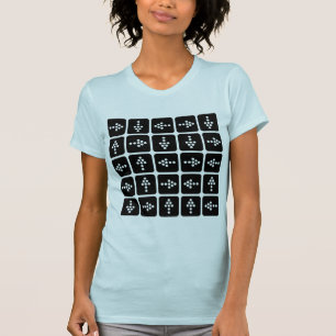 Camiseta Setas do estilo do diodo emissor de luz