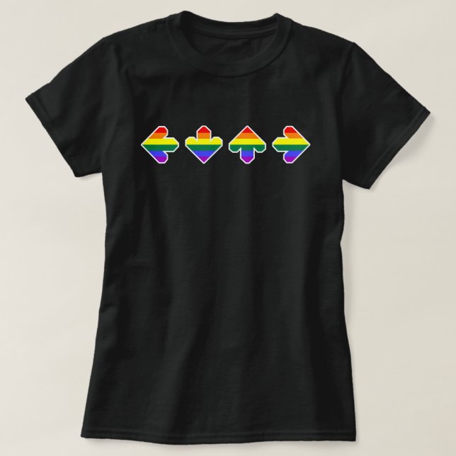Camiseta Setas do orgulho (Frente do Design)