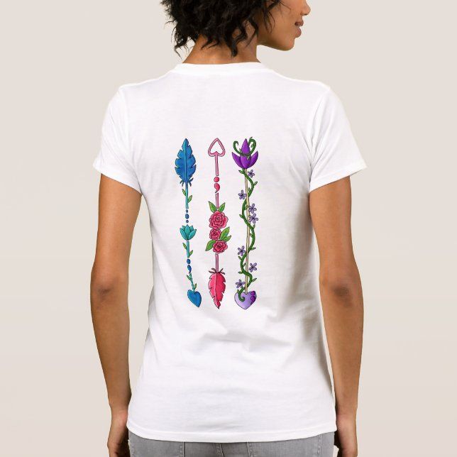 Camiseta Setas do semicolon (Verso)