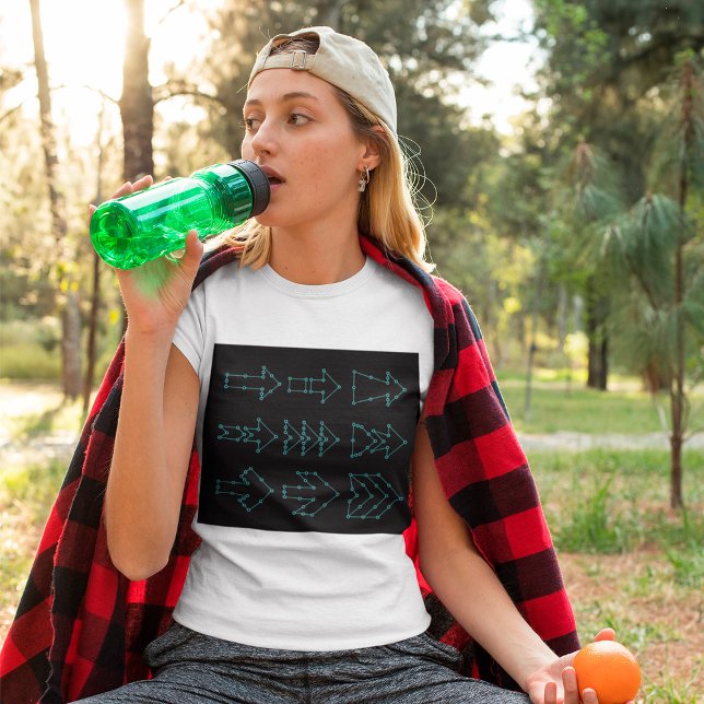 Camiseta Setas Pontilhadas (Criador carregado)