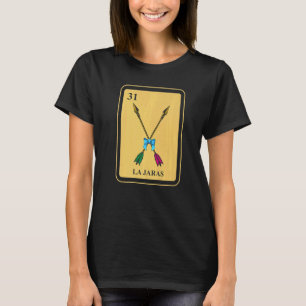 Camiseta Setas Tradicionais De Cartões De Bingo La Jaras Do