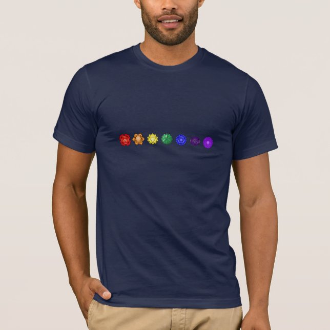 Camiseta Sete Chakras Horizontais (Frente)