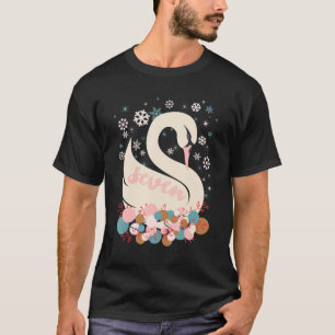 Camiseta Sete Cisnes A Nadar 12 Dias De Inverno De Natal