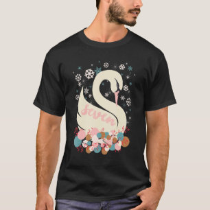 Camiseta Sete Cisnes A Nadar 12 Dias De Inverno De Natal