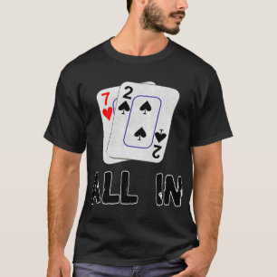 Camiseta Sete Deuce Todos Em Chás Segurando Em 7 2 Engraç