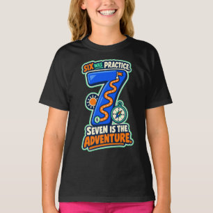Camiseta Sete é o Caminho de Aniversário da Aventura