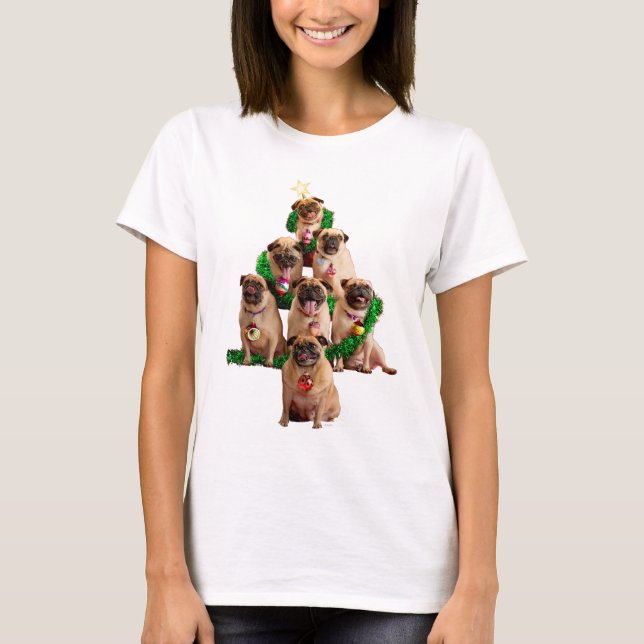 Camiseta Sete Pugs-a-Posing (Frente)