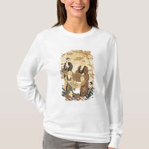 Camiseta Sete sábios na floresta de bambu
