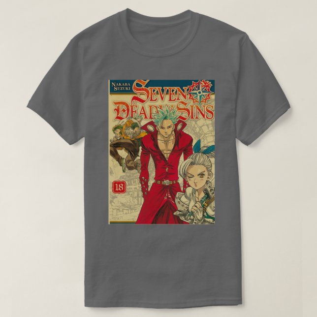 Camiseta Sete Sins Mortais 15 (Frente do Design)