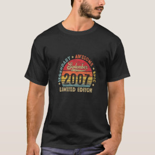 Camiseta Setembro 15 Birthday Legendday Admirável Epic Sin