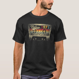 Camiseta Setembro De 1971 50O Aniversário Presente 50 Anos