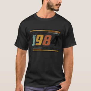 Camiseta Setembro de 1984 Vintage Original aniversário de 4