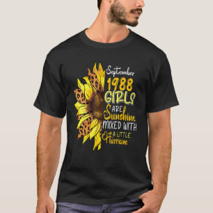 Camiseta Setembro De 1988 Meninas Estão Misturadas Com Hurr