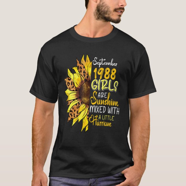 Camiseta Setembro De 1988 Meninas Estão Misturadas Com Hurr (Frente)