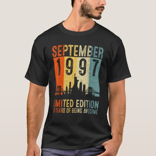 Camiseta Setembro De 1997 26 Anos De Esforço 2 (Frente)