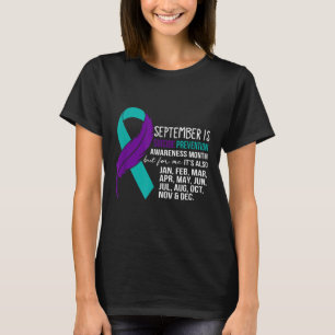 Camiseta Setembro é prevenção de suicídio Mês de conscienti
