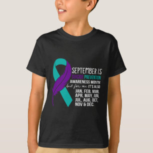 Camiseta Setembro é prevenção de suicídio Mês de conscienti