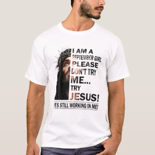 Camiseta Setembro Girl My Best Design Birday - Jesus T