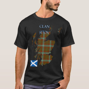 Camiseta Seton Scottish Clan Tartan Scotland