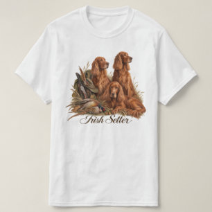 Camiseta Setter Irlandês, Arte