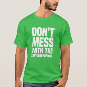 Camiseta Setuagenário 70 Anos 70º Aniversário vintage