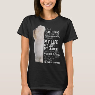 Camiseta Seu Amigo Seu Parceiro Seu Antigo Cachorro Inglês