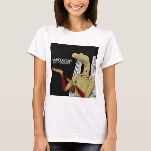 Camiseta Seu Anjo Guardião dá palavras de encorajamento (Frente)