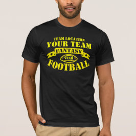 CAMISETA SEU ANO DO FUTEBOL DA FANTASIA DA EQUIPE