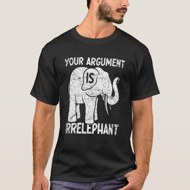 Camiseta Seu Argumento É Irrelevante (Frente)