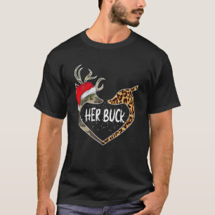Camiseta Seu Buck Sua Doça Reindee Natal Pijamas Matchi